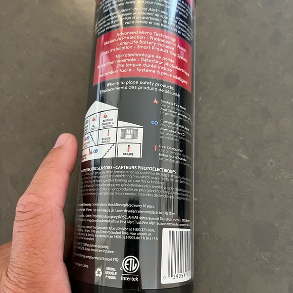 First Alert Atom smoke detector open box brand new - Picture 4 of 5